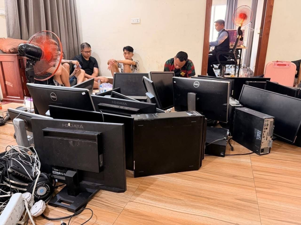 金边今天抓了17名越南狗推